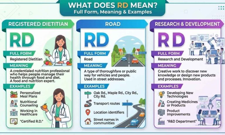 What Does RD Mean Full Form, Meaning & Examples
