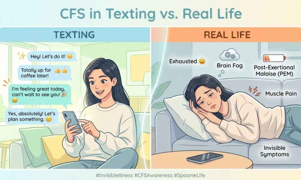 CFS in Texting vs. Real Life