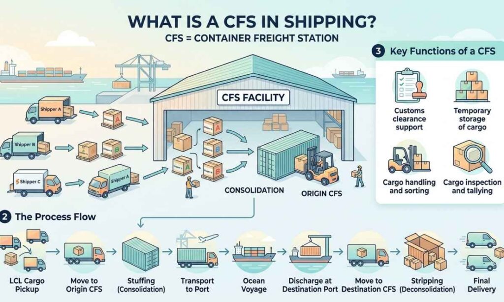 CFS meaning in shipping