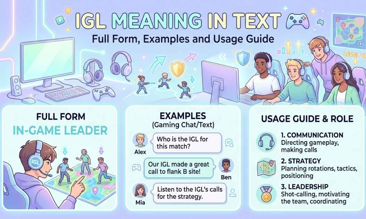 IGL Meaning in Text 🎮 Full Form, Examples and Usage Guide