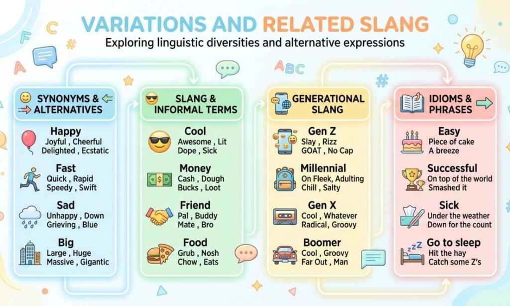 Variations and Related Slang