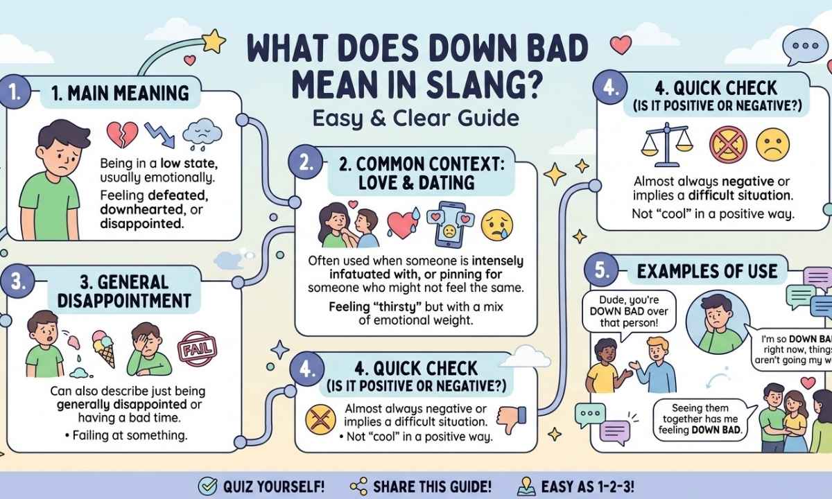 What Does Down Bad Mean In Slang Easy & Clear Guide