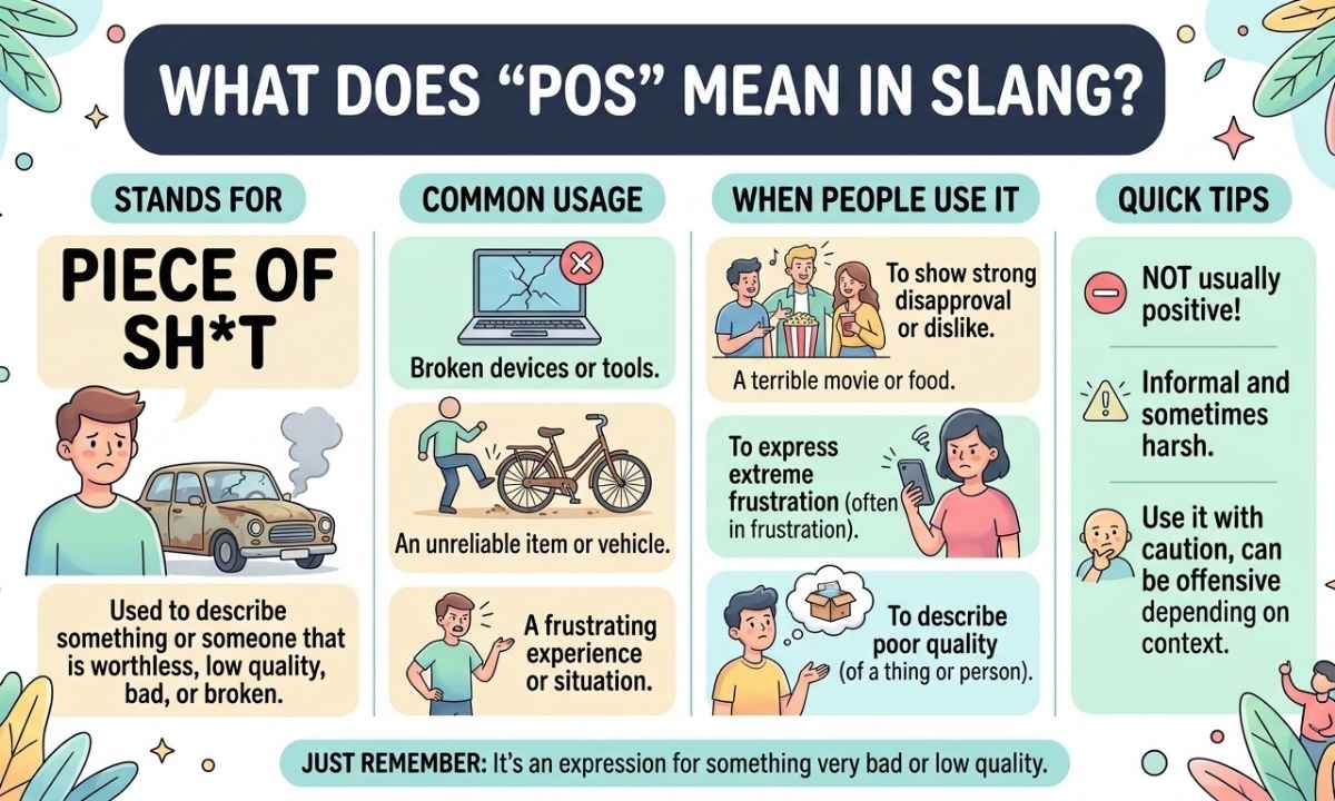 What Does POS Mean in Slang Easy Guide