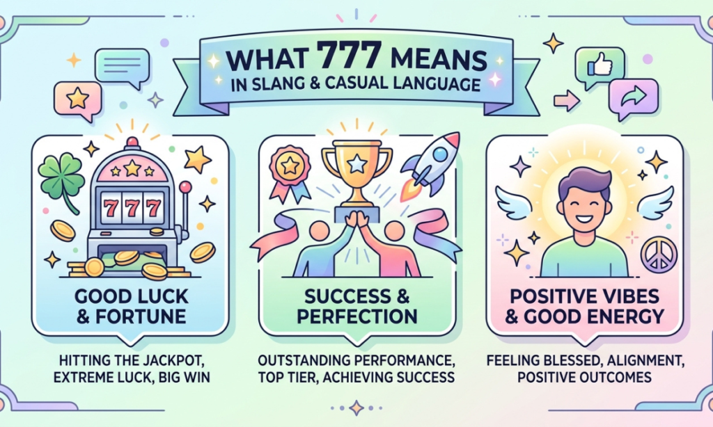 777 Mean In Slang and Casual Language