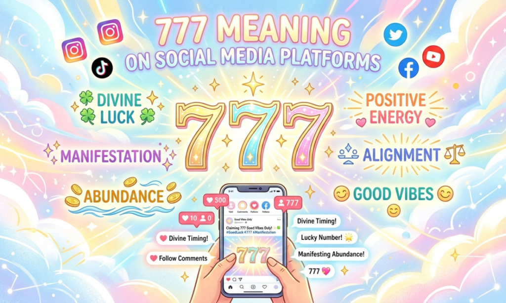 777 Mean On Social Media Platforms