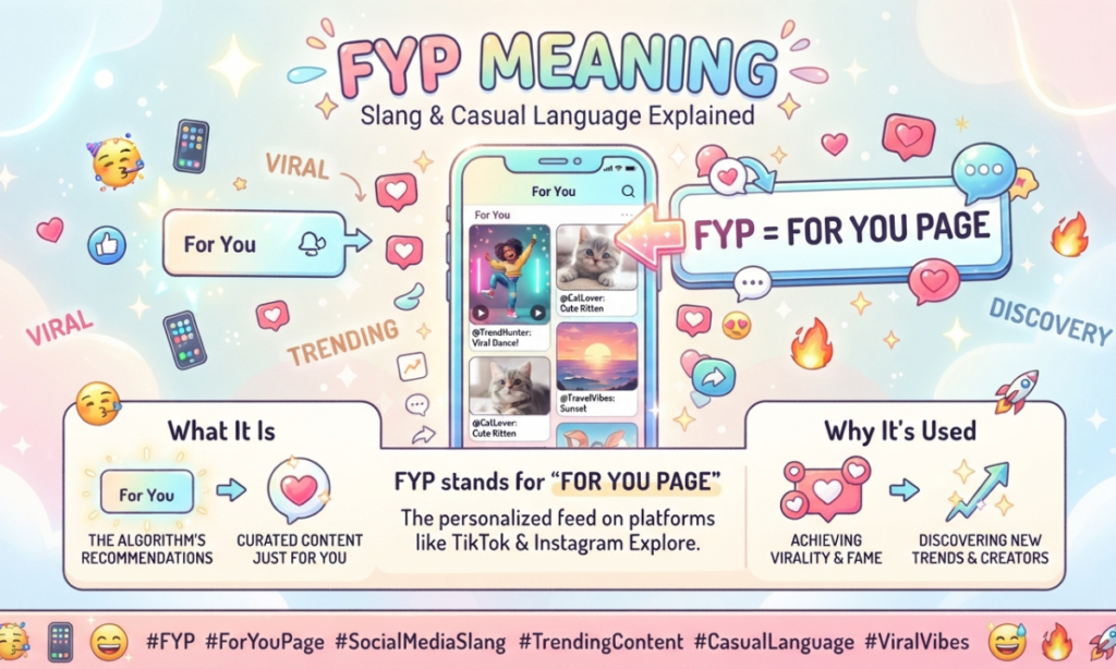 FYP Meaning in Slang and Casual Language