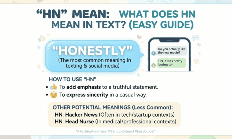 HN Mean What Does HN Mean in Text (Easy Guide)