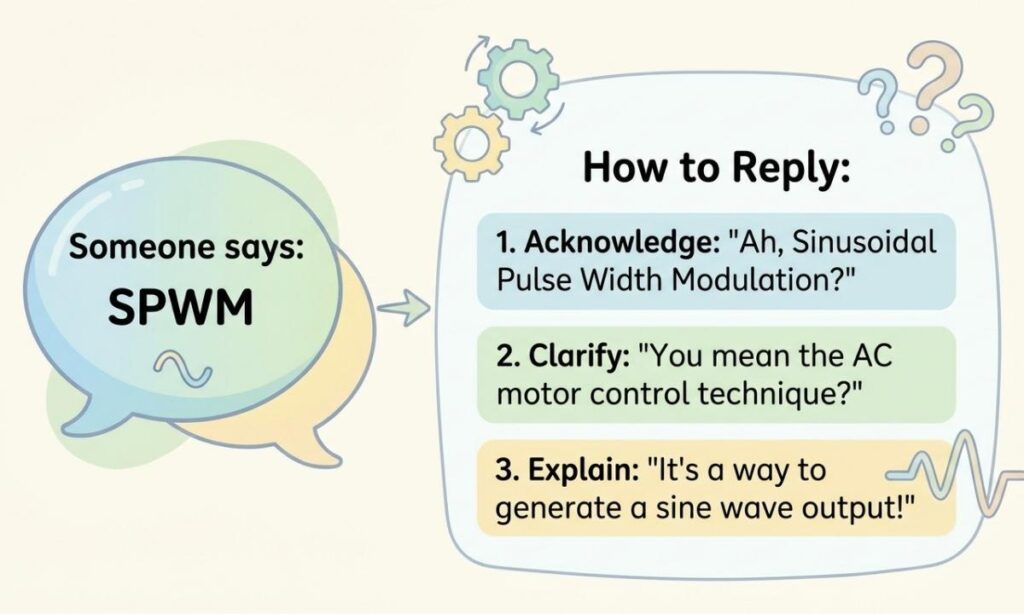 How to Reply When Someone Says SPWM