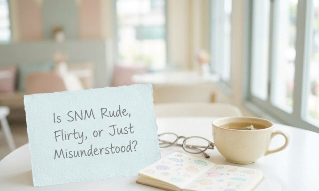 Is SNM Rude, Flirty, or Just Misunderstood
