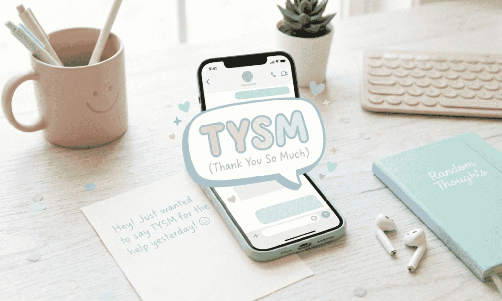 TYSM in Slang and Casual Language