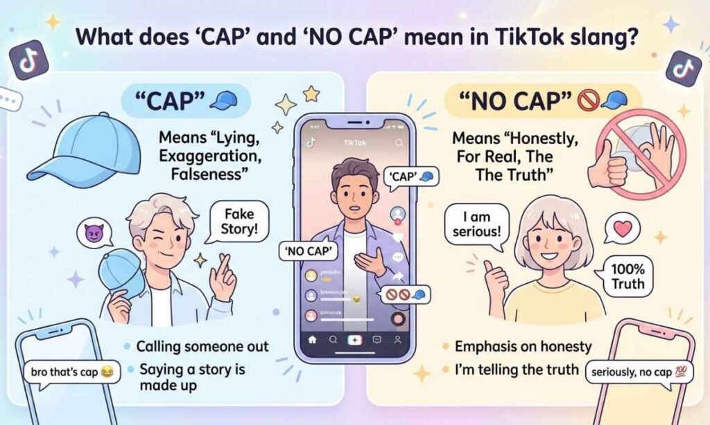What Does Cap Mean on TikTok