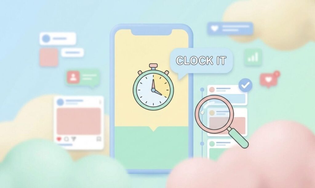 What Does Clock It Mean on Social Media
