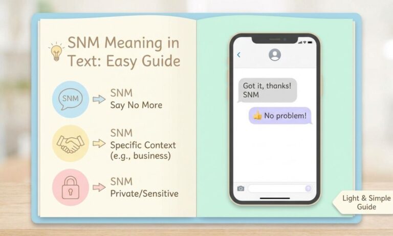 What Does SNM Meaning in Text Easy Guide