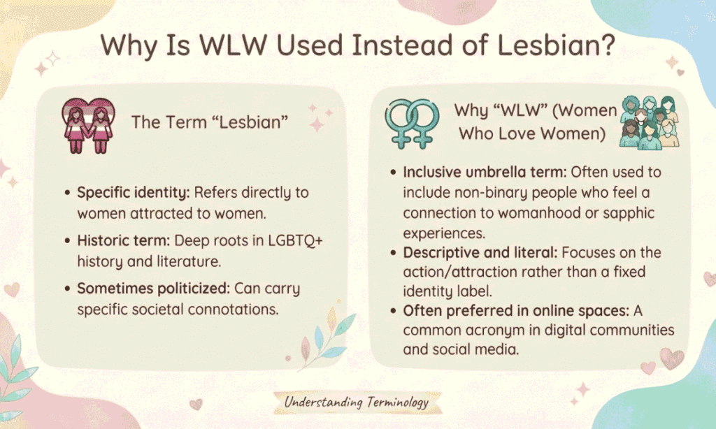 Why Is WLW Used Instead of Lesbian