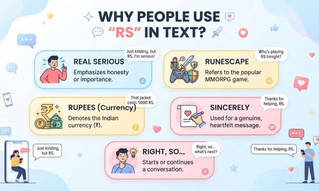 Why People Use RS in Text