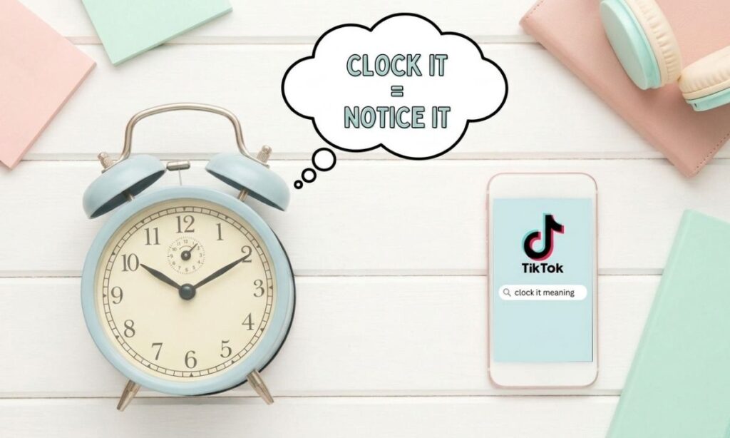 clock it meaning tiktok