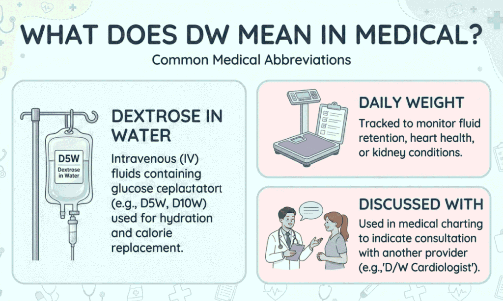 DW meaning in medical