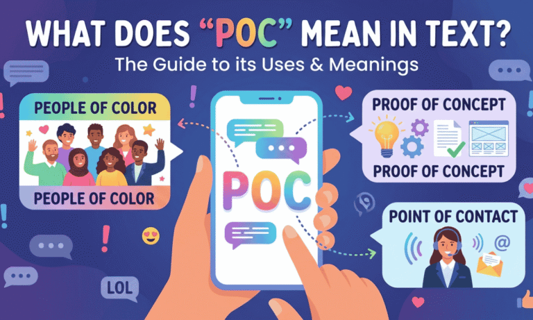 POC Meaning in Text Best Guide to Its Real Meaning & Uses