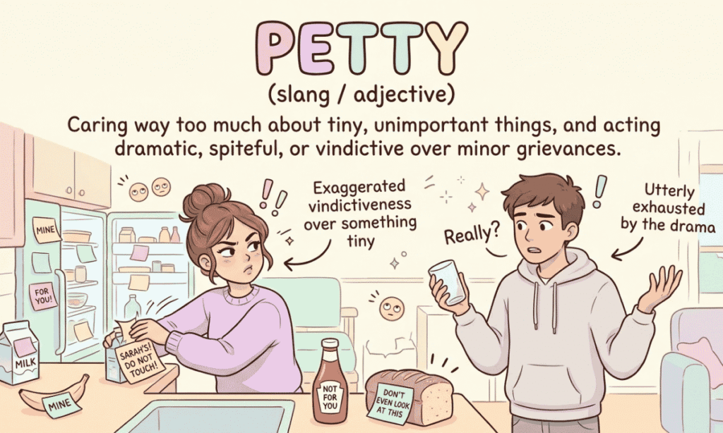 Petty meaning slang