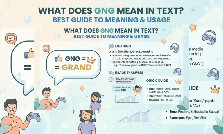 What Does GNG Mean in Text Best Guide to Meaning & Usage